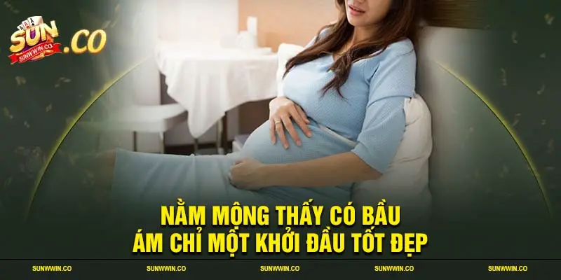 Nằm mộng thấy có bầu ám chỉ một khởi đầu tốt đẹp